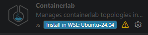 vscode安装containerlab插件到Ubuntu