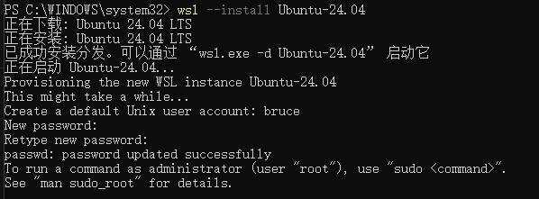 install wsl Ubuntu
